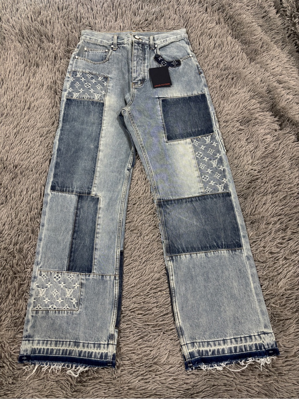 Louis Vuitton Patchwork Jeans